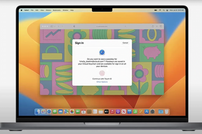 What is apple passkey