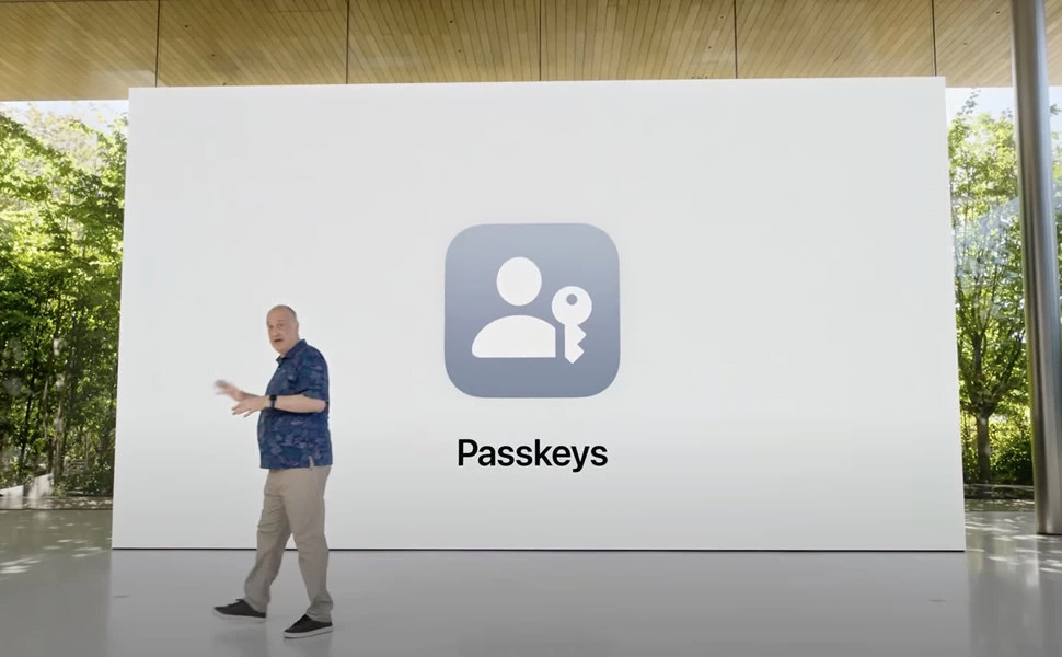 Apple passkey