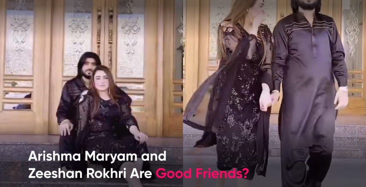 Arishma maryam and zeeshan rokhri seen together