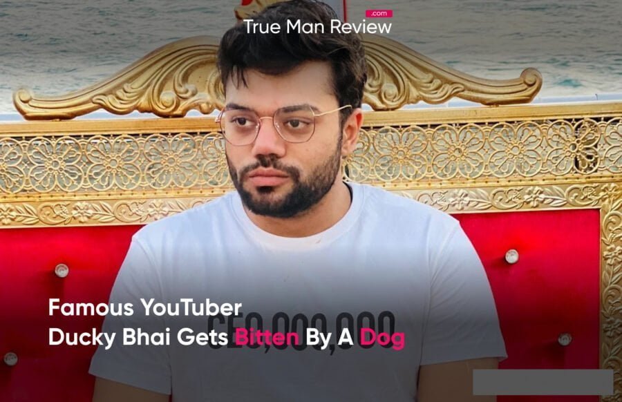 Ducky bhai gets bitten by a dog