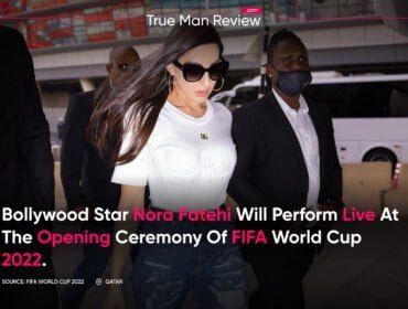 Bollywood star nora fatehi will perform live at the opening ceremony of fifa world cup 2022.