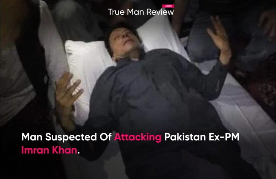 Imran khan attacked at wazirabad punjab pakistan.