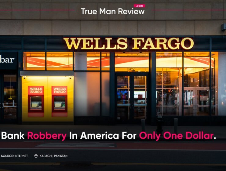 Bank robbery in america for only one dollar.