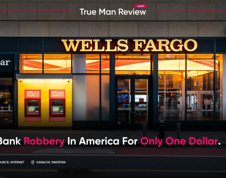 Bank robbery in america for only one dollar.