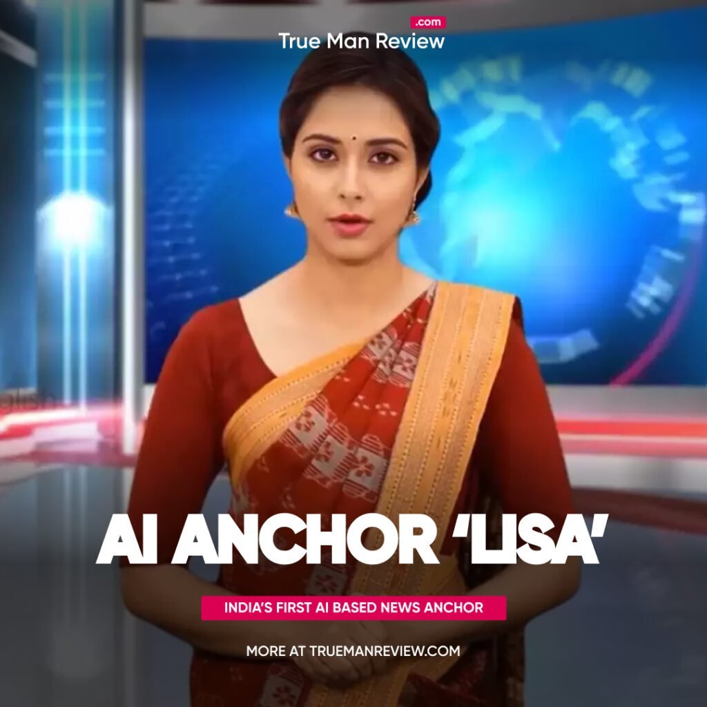 Ai news anchor lisa by indian news channel otv news
