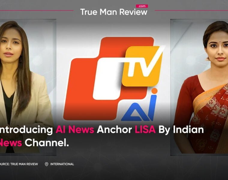 Ai news anchor lisa by indian news channel