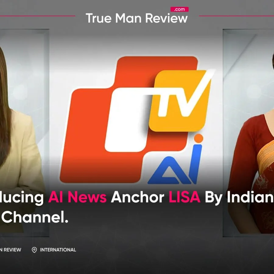 Ai news anchor lisa by indian news channel