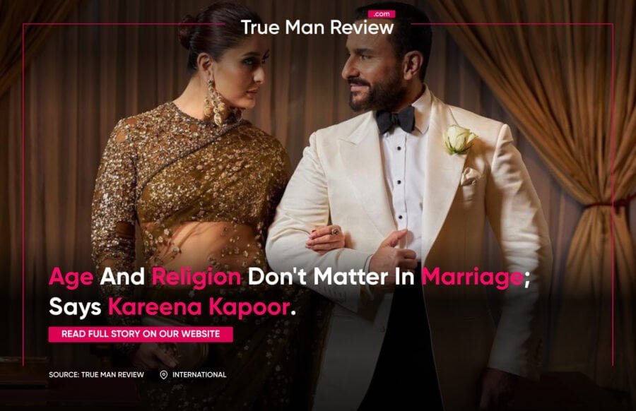 Kareena kapoor and saif ali khan age and religion don't matter in marriage