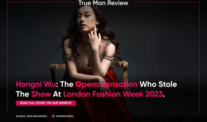 London fashion week 2023: hongni wu and kate moss performance