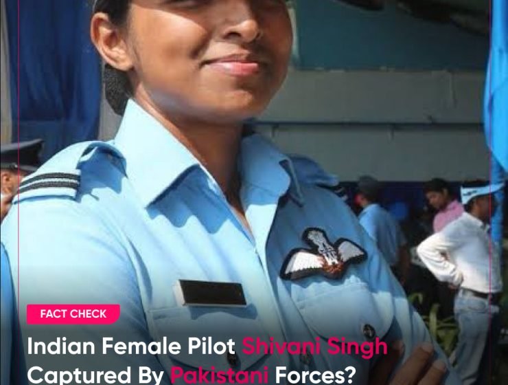Fact check: indian female pilot shivani singh captured by pakistani forces?