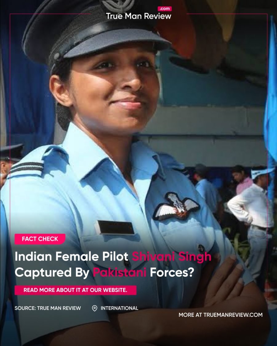 Fact check: indian female pilot shivani singh captured by pakistani forces?